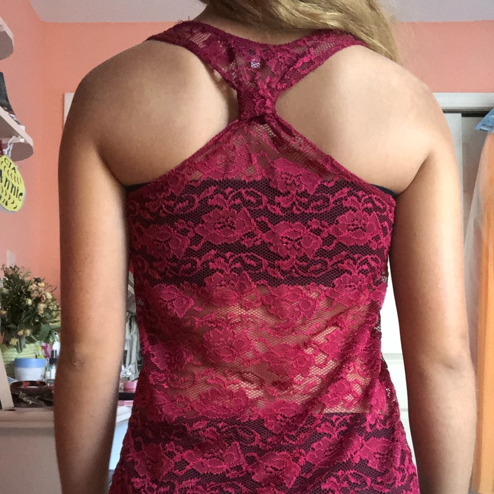 Charlotte Rousse Lace Tank - Picture 2 of 4